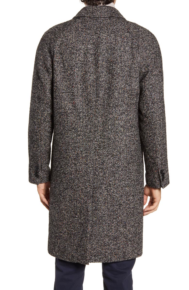 Bonobos Raglan Sleeve Tweed Wool Blend Trench Coat, Alternate, color,