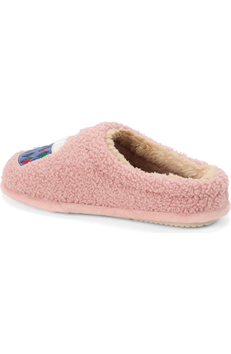 DEARFOAMS Holiday Novelty Clog Slipper, Alternate, color, Pale Mauve