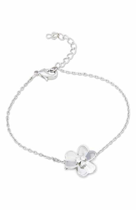 SAVVY CIE JEWELS Clover Station Bracelet