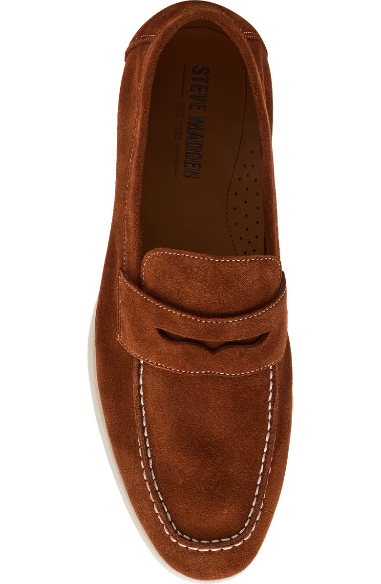 Steve Madden Laguna Penny Loafer, Alternate, color, Cognac Suede