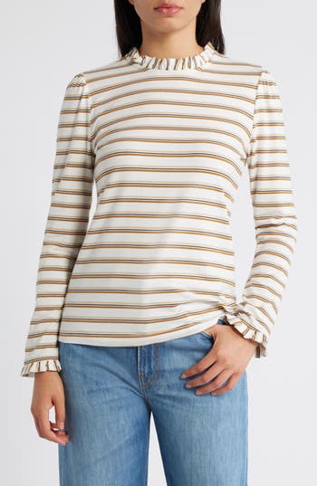 CASLON CASLON® RUFFLE DETAIL TOP