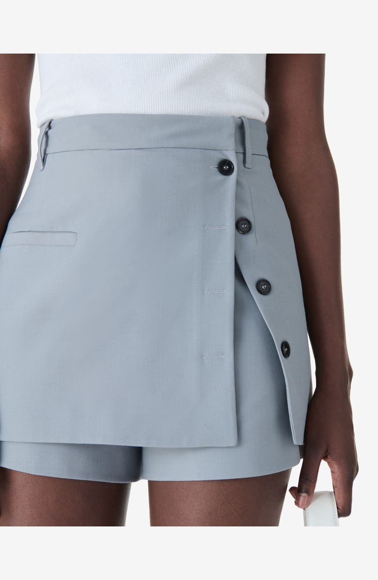 IRO Amira Skort, Alternate, color, Steel