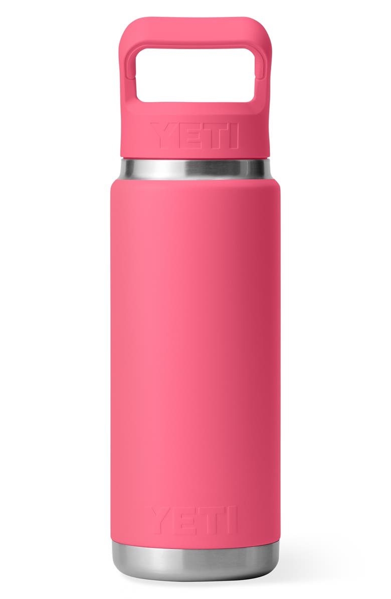 YETI Rambler 26-Ounce Straw Bottle, Alternate, color, Tropical Pink