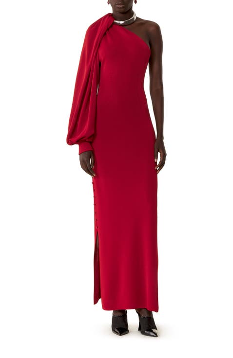 Asymmetrical Choker Dress In Viscose