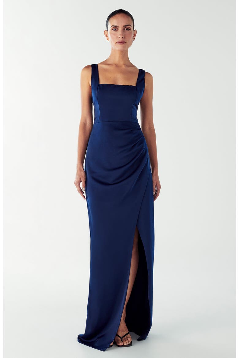 Detroit Maxi Dress, Main, color, Navy Blue