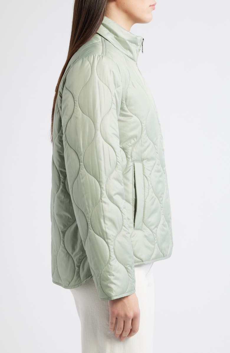 Sam Edelman Quilted Jacket, Alternate, color, Sage