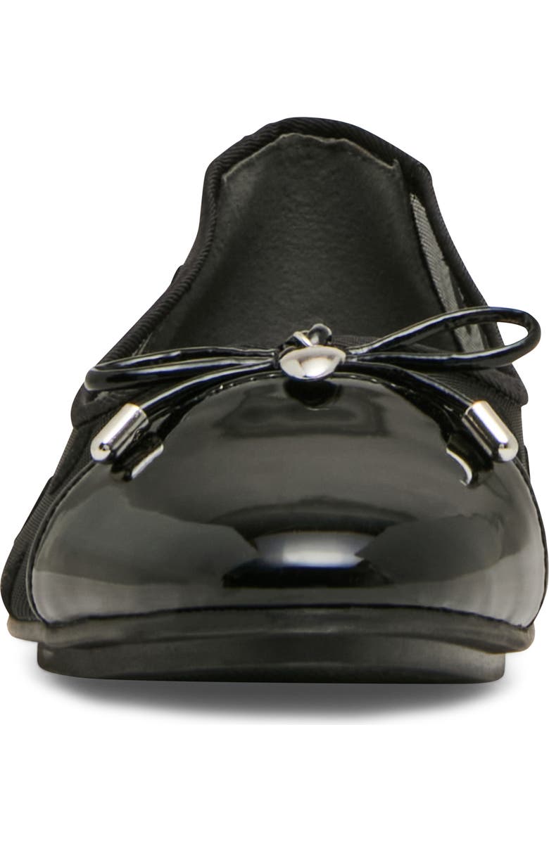 Anne Klein Luci Cap Toe Flat, Alternate, color, Black Dot