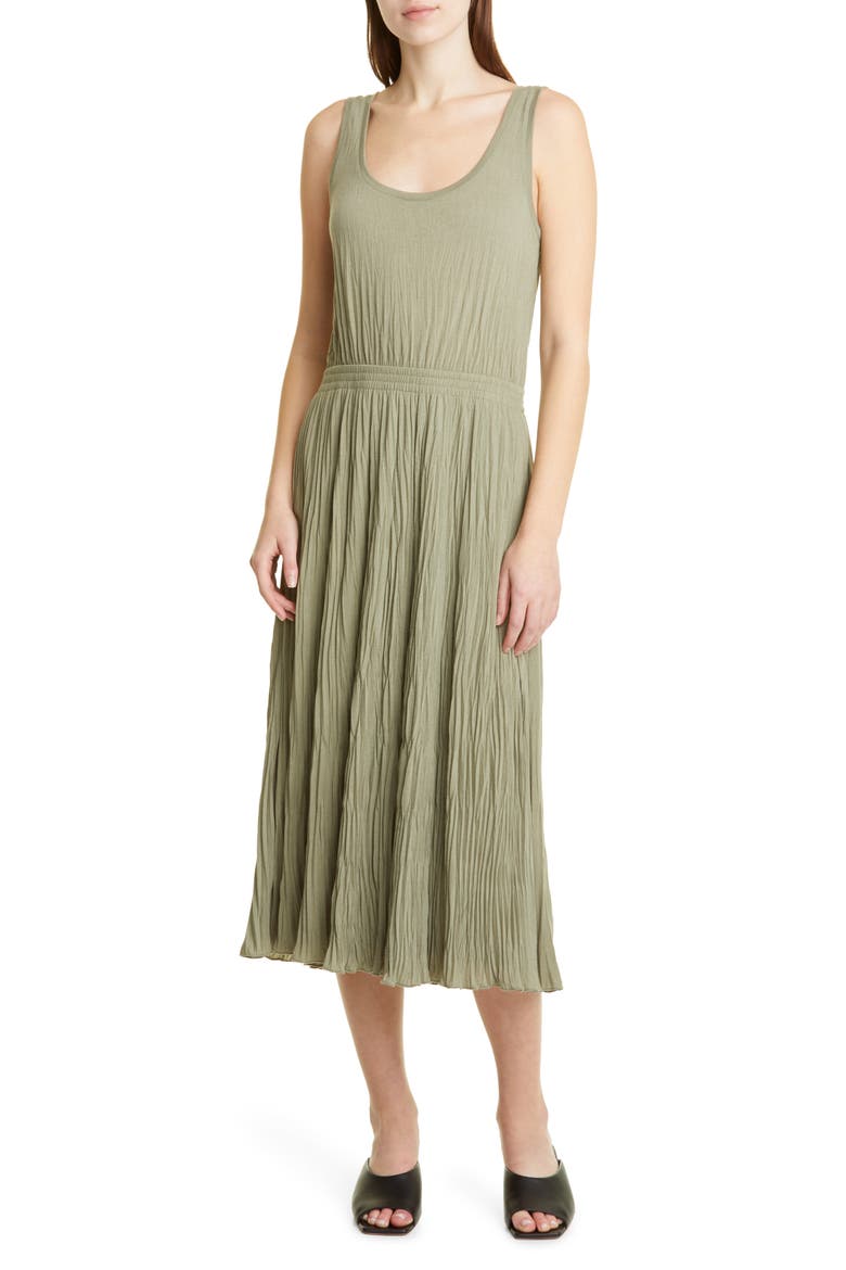 Scoop Neck Tank Dress, Main, color, MOSS