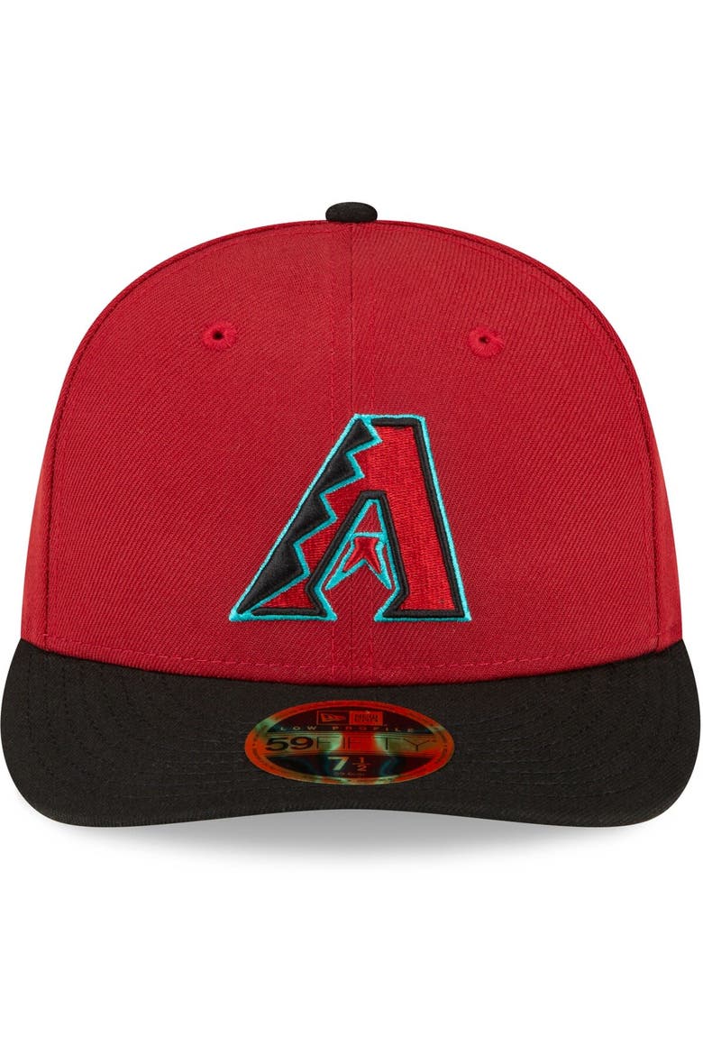 Men's New Era  Red/Black Arizona Diamondbacks Home Authentic Collection On-Field Low Profile 59FIFTY Fitted Hat, Alternate, color, Red