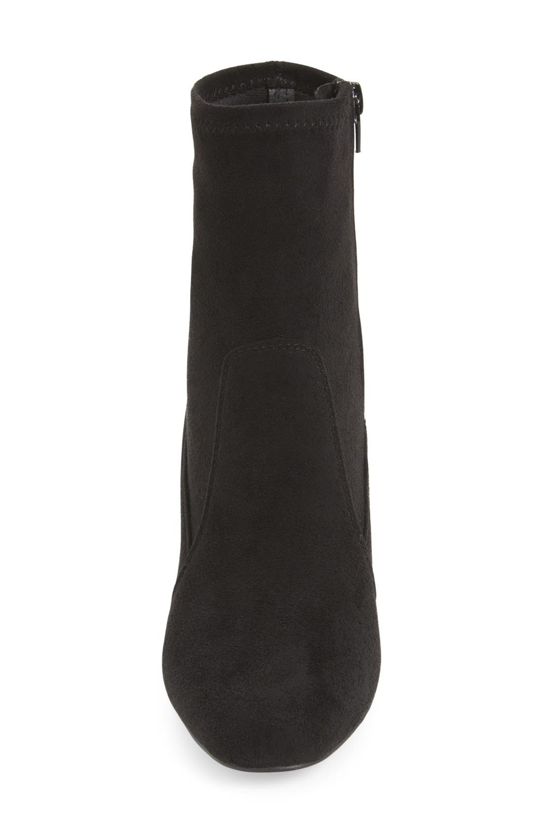 Jeffrey Campbell Ankle Boot, Alternate, color, Black Suede