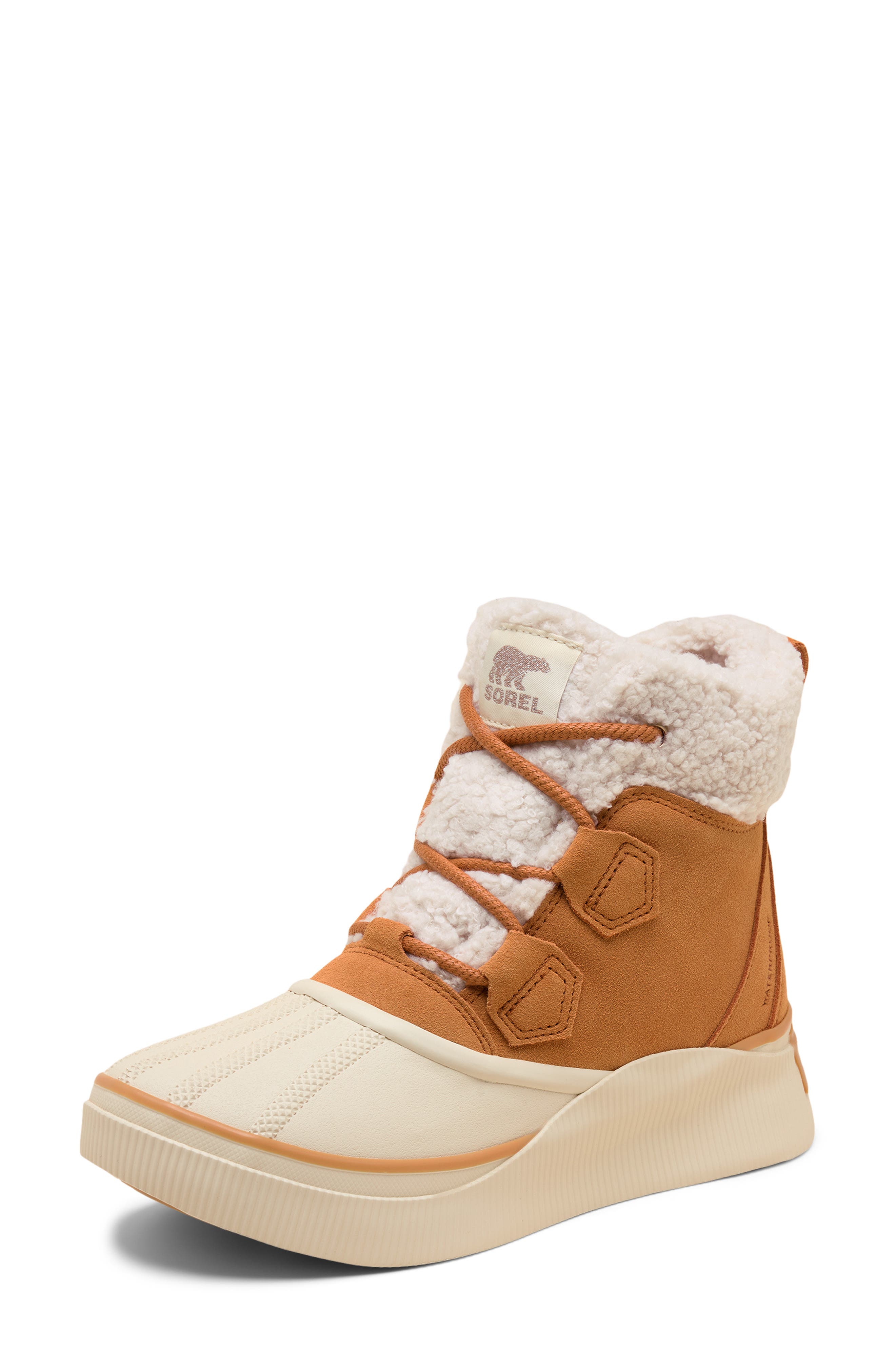 Out N About IV Chillz Waterproof Duck Boot, Alternate, color, CANYON GOLD/ HONEY WHITE