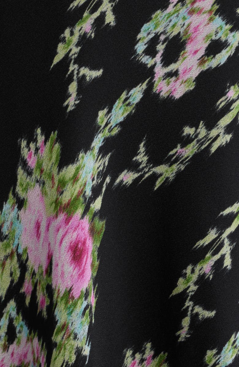 LoveShackFancy Etrune Floral Print Minidress, Alternate, color, 