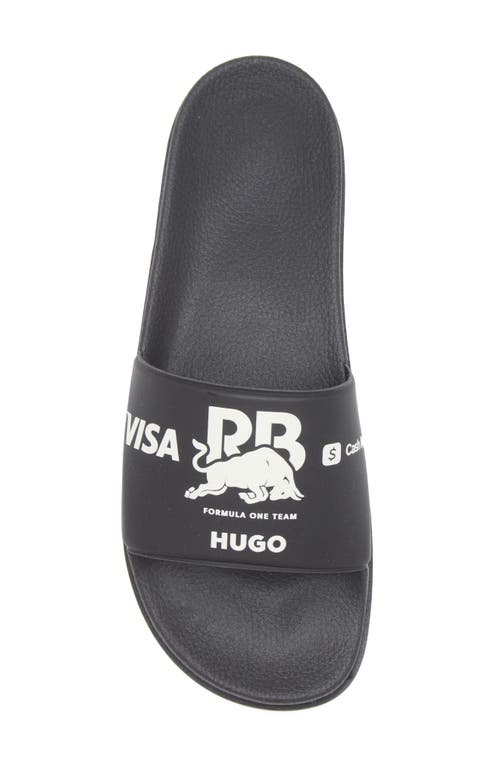 Hugo Boss Boss Match It Slide Sandal In Black