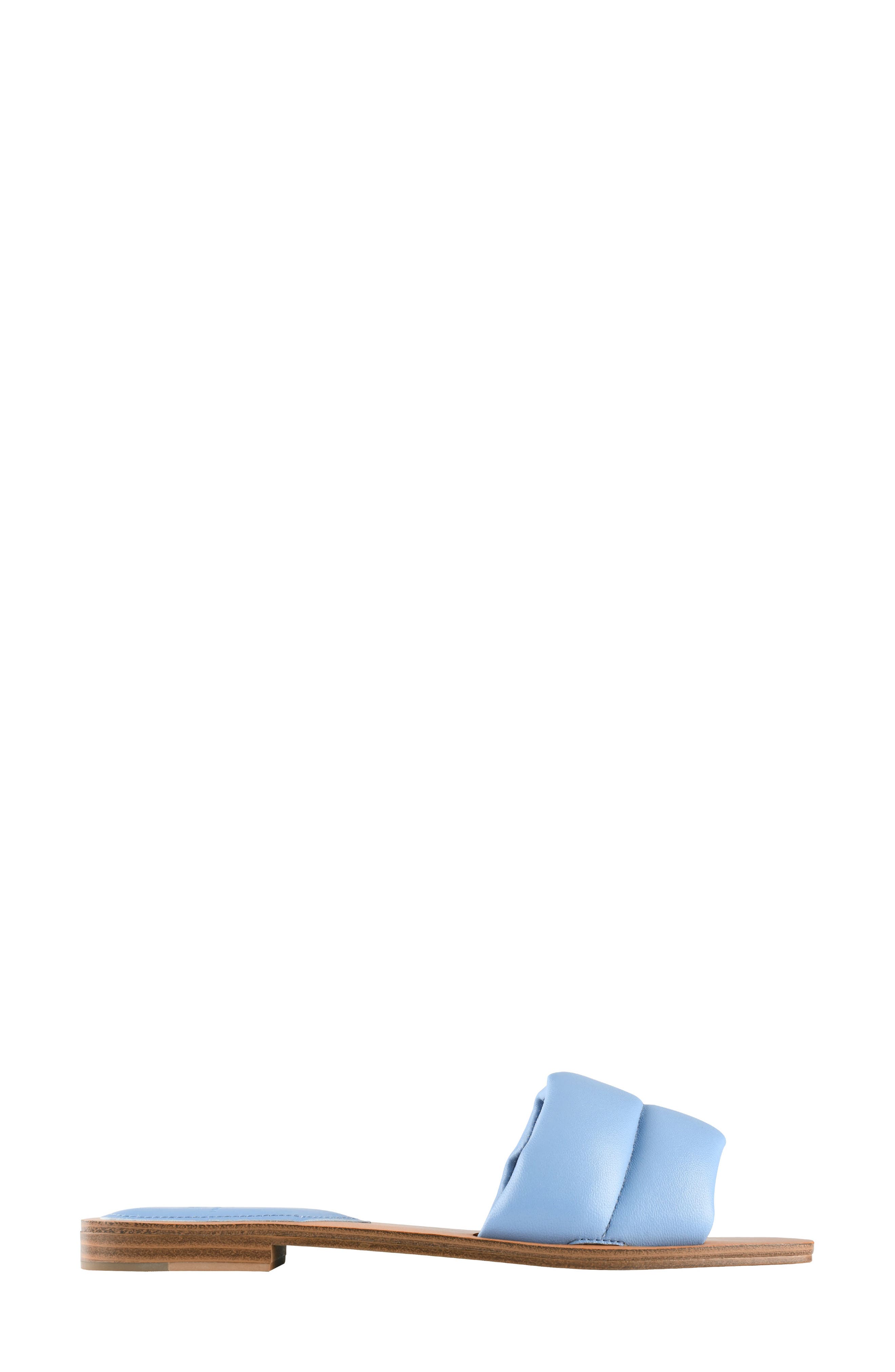 Ralla Slide Sandal, Alternate, color, BLUE LEATHER