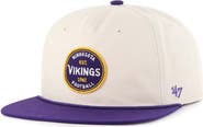 '47 Men's '47  Natural Minnesota Vikings Payson Captain Adjustable Hat