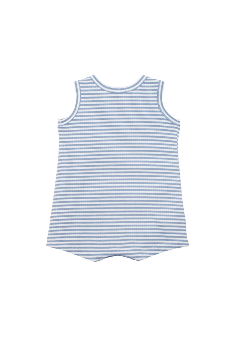 Eli Sleeveless Romper, Alternate, color, Blue