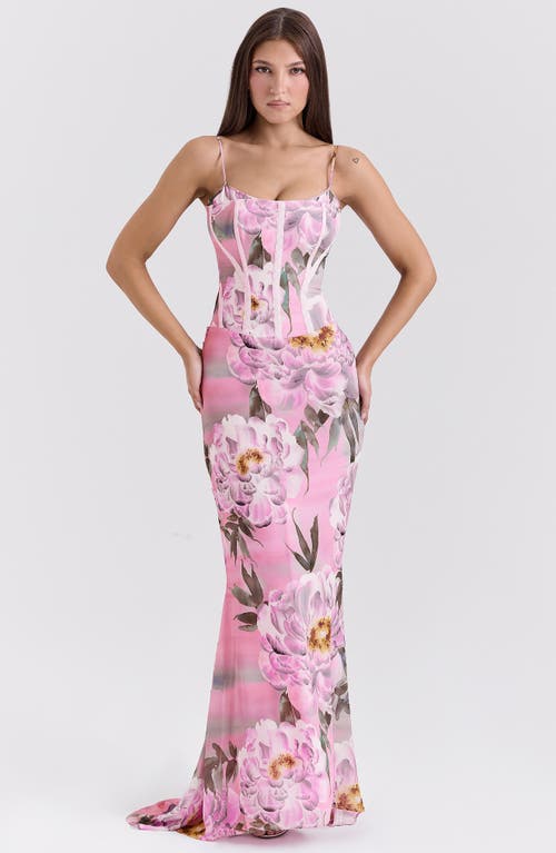 House Of Cb Antonina Mermaid Gown In Formal Lilac
