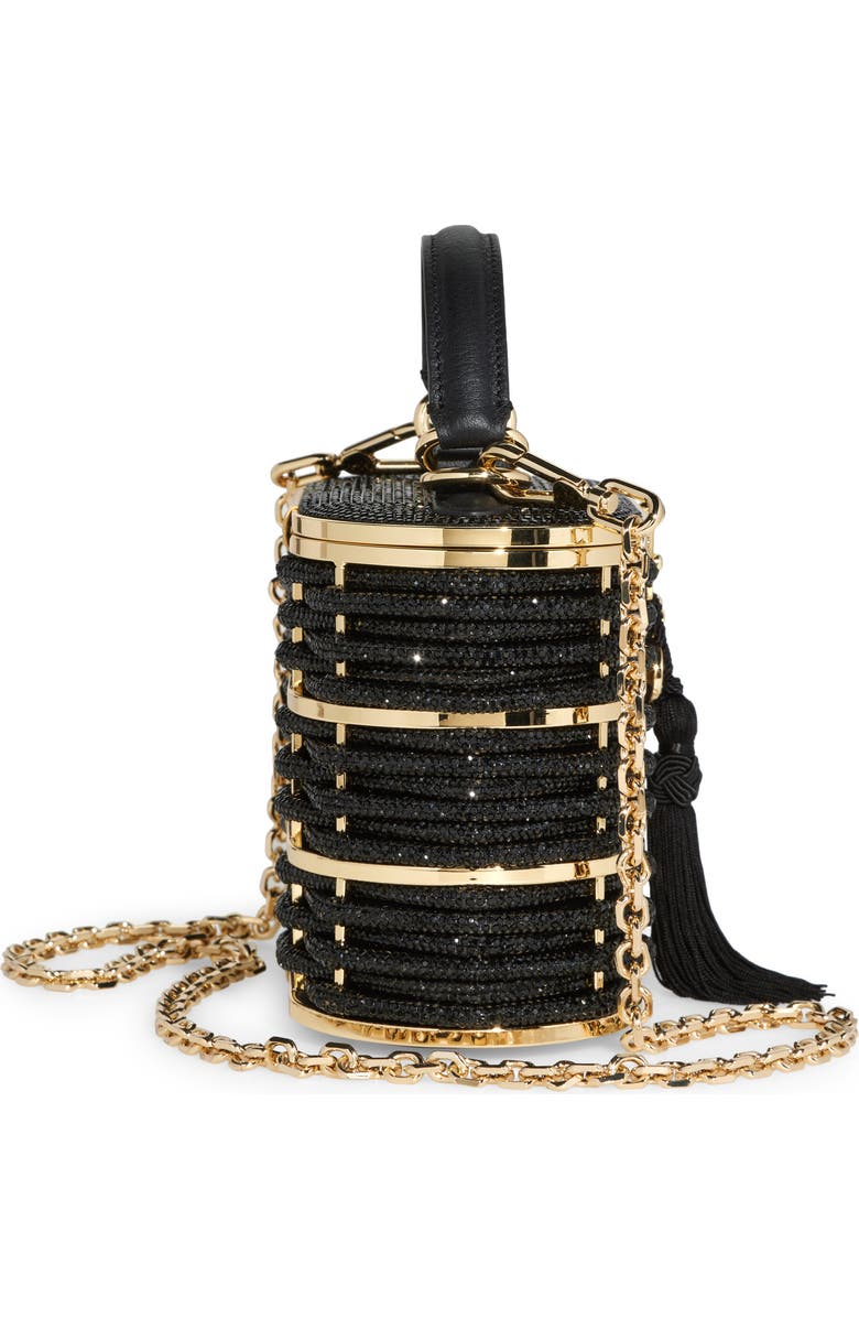 JUDITH LEIBER COUTURE Willow Embellished Top Handle Bag, Alternate, color,