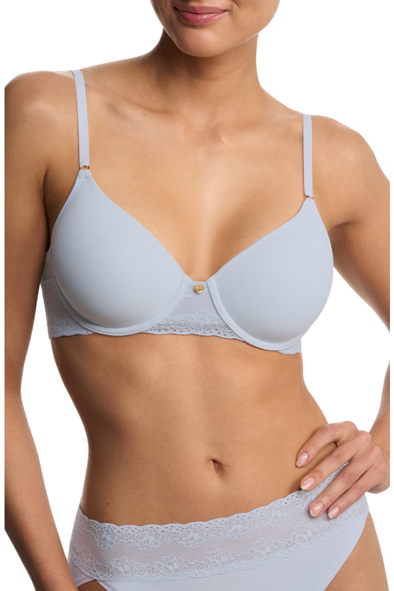 Bliss Perfection Comfort T-Shirt Bra, Alternate, color, FROSTED SKY