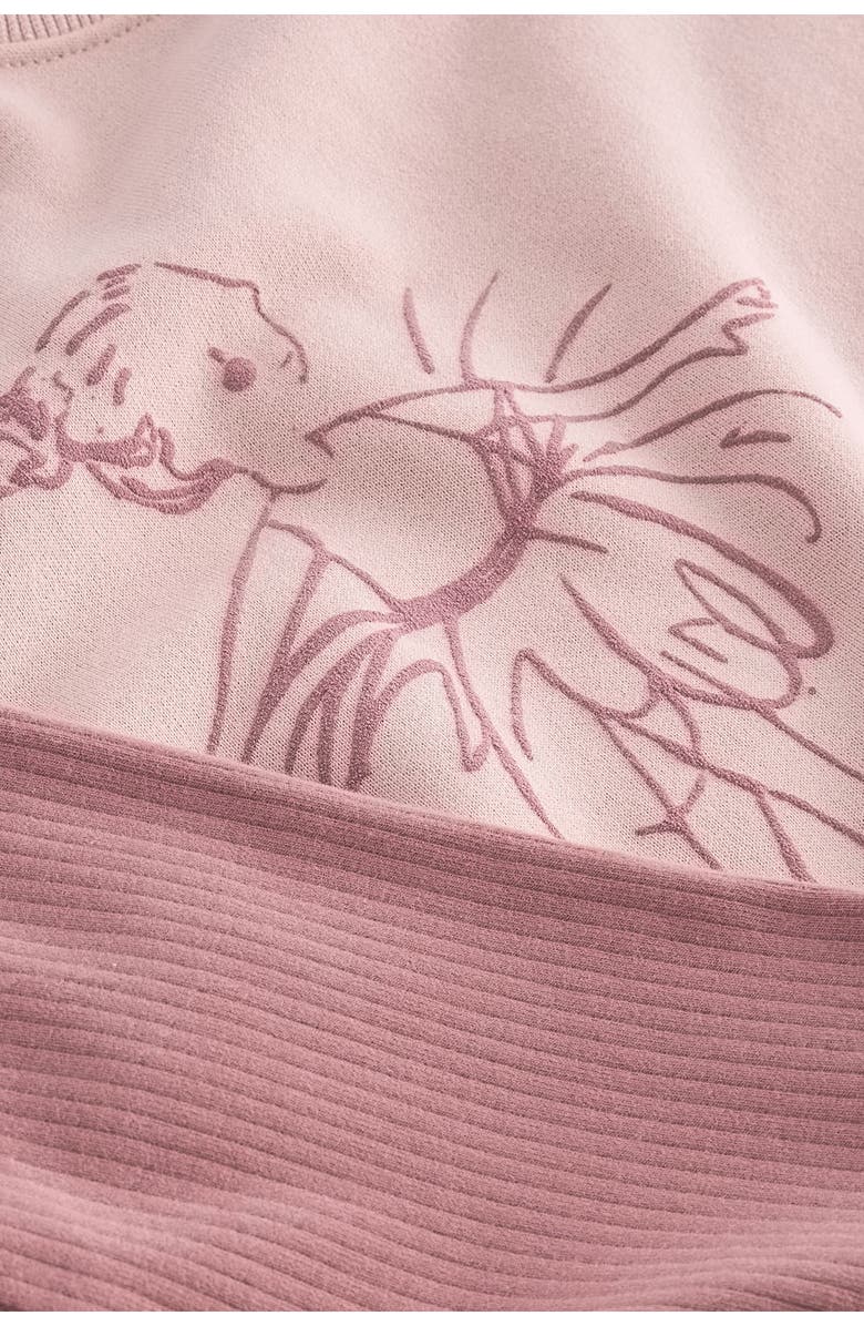 NEXT Kids' Ballet Ruffle Oversize Sweatshirt & Leggings Set, Alternate, color, 