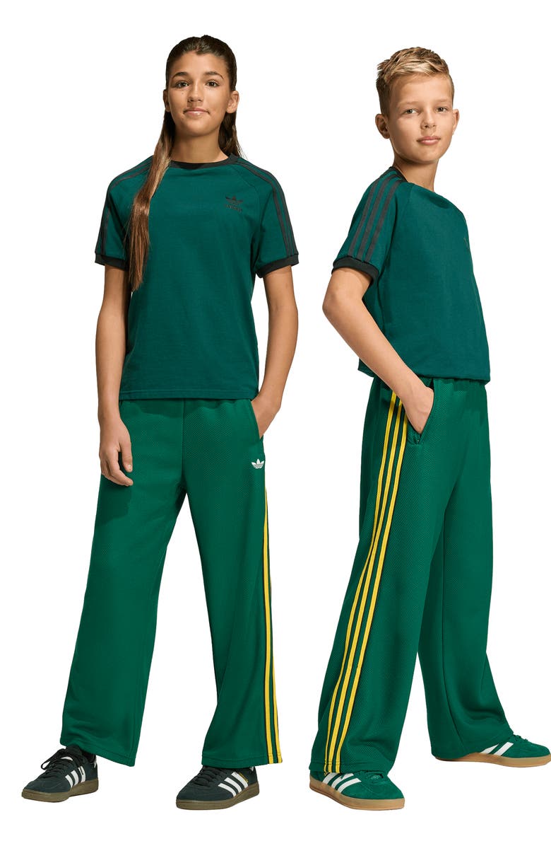 adidas Originals Kids' Firebird Track Pants, Alternate, color, Green/ Yellow/ Black