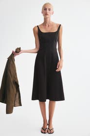 H&M Denim Midi Dress