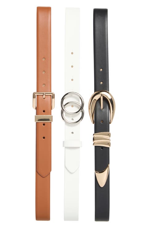 3-for-1 Assorted Belt Set