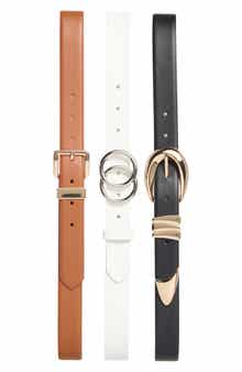 3-for-1 Assorted Belt Set