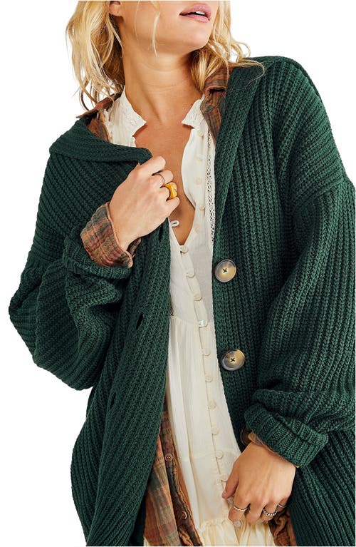 Free People Swim Too Deep Cardigan In Green