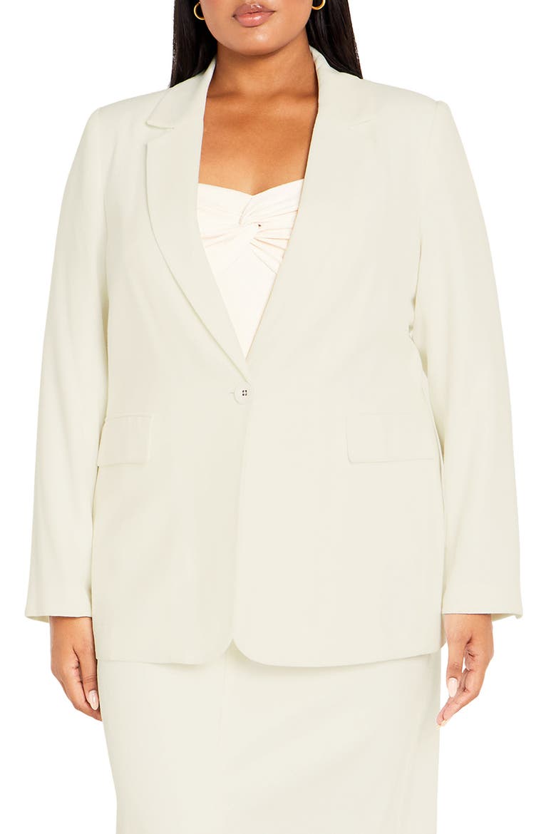 Clea One-Button Blazer video