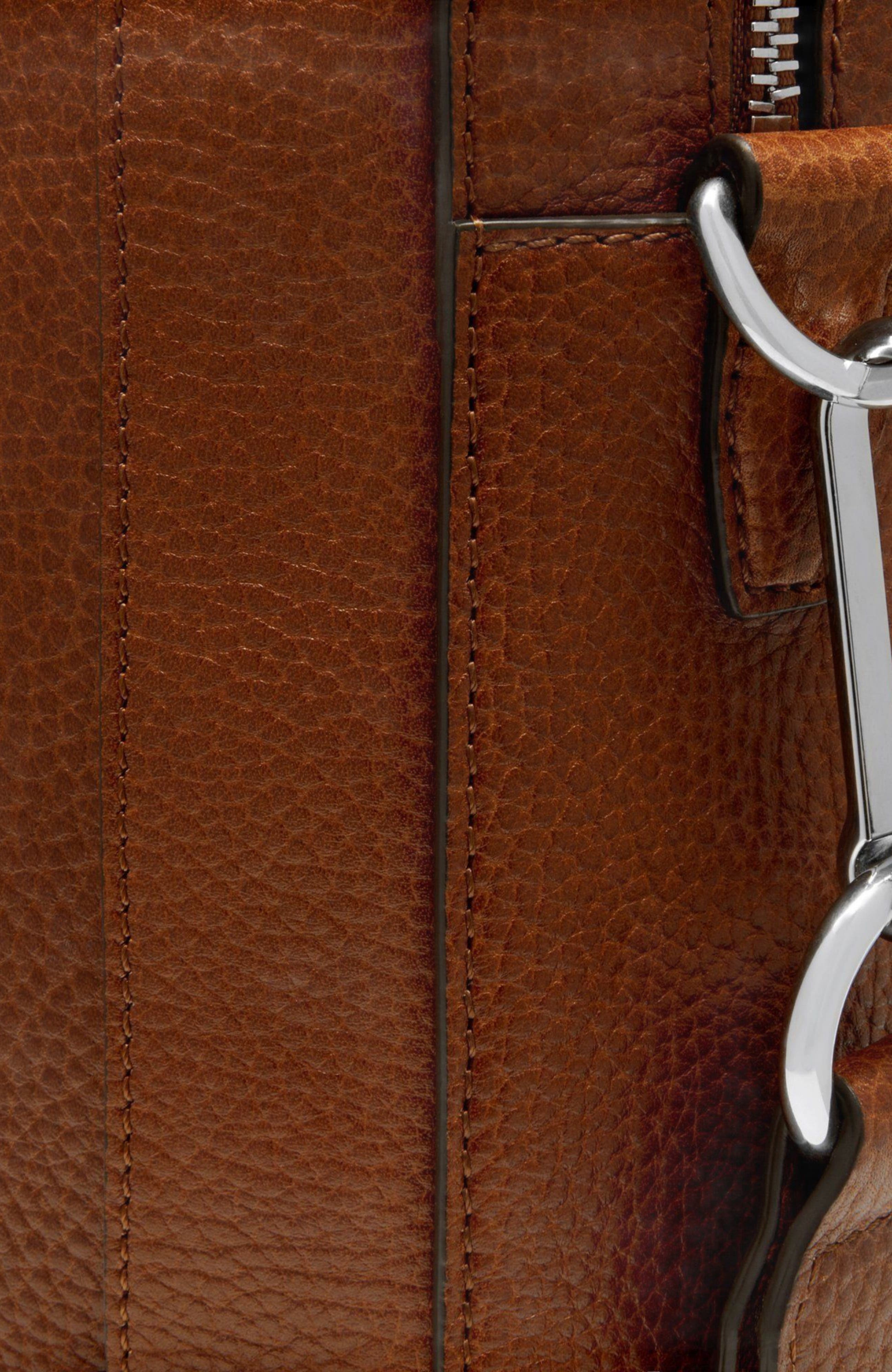 Belgrave Leather Briefcase, Alternate, color, Oak