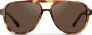 WMP Eyewear Indie - 57mm Aviator Polarized Sunglasses