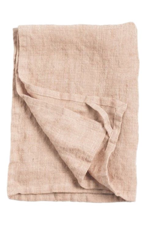 Stone Washed Linen Tea Towel