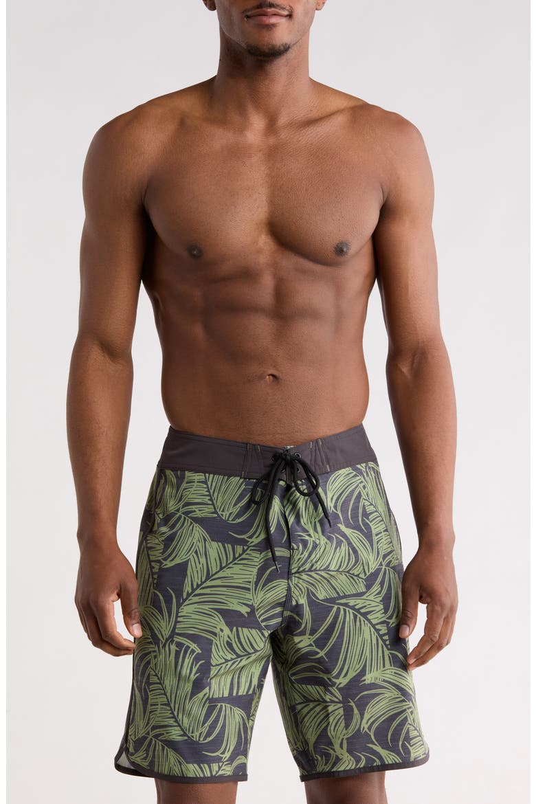 Rogan Board Shorts, Main, color, MOSS STONE