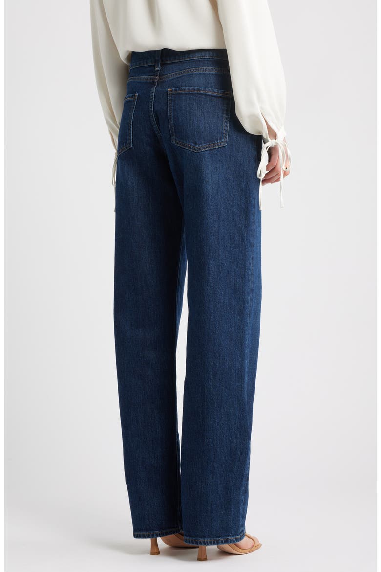 High Waist Straight Leg Jeans, Alternate, color, ELLIOT WASH
