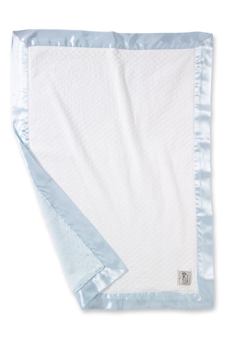 Luxe Baby Blanket, Main, color, NEW BLUE