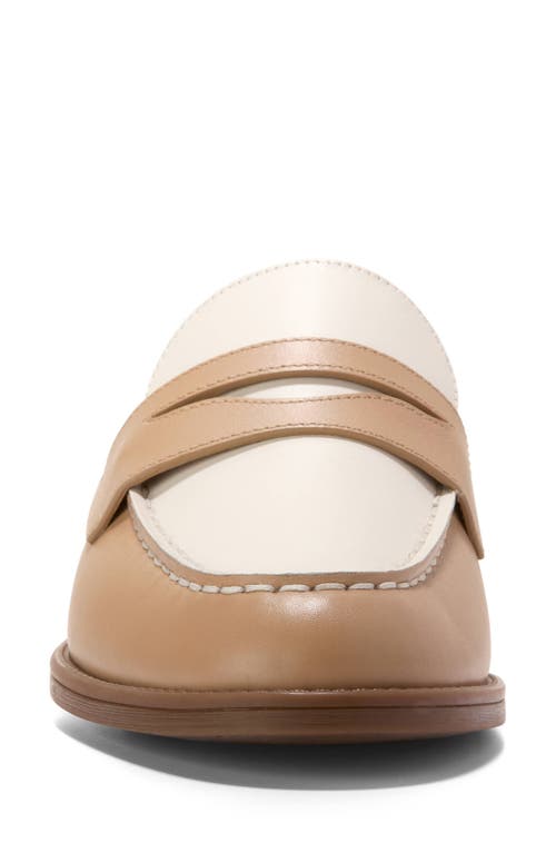 Cole Haan Stassi Penny Loafer In Tuscan Sand/ivory Leather