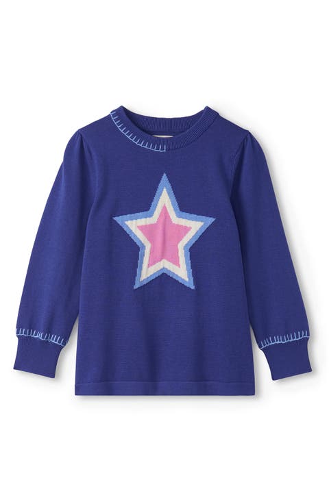 Kids' Super Star Cotton Tunic Sweater (Toddler, Little Kid & Big Kid)