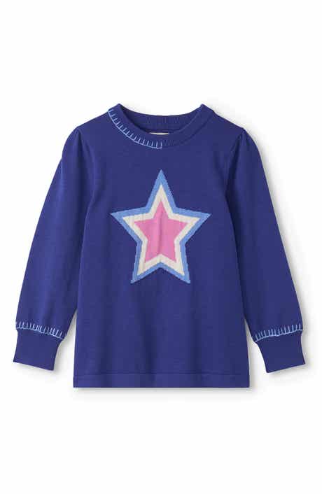 Kids' Super Star Cotton Tunic Sweater