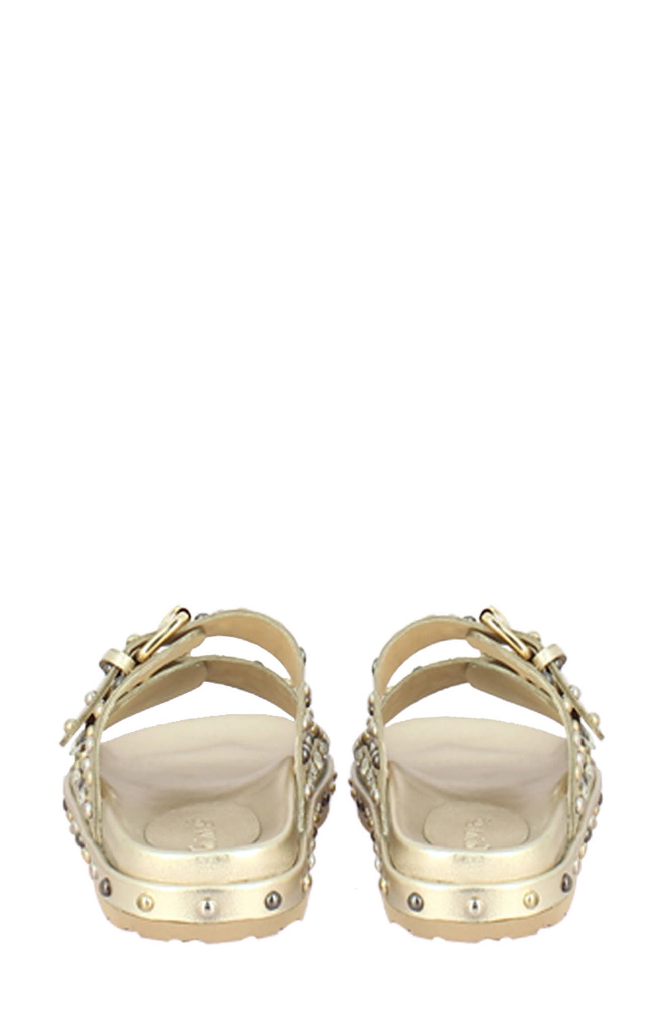 Chloe Slide Sandal, Alternate, color, PLATINE