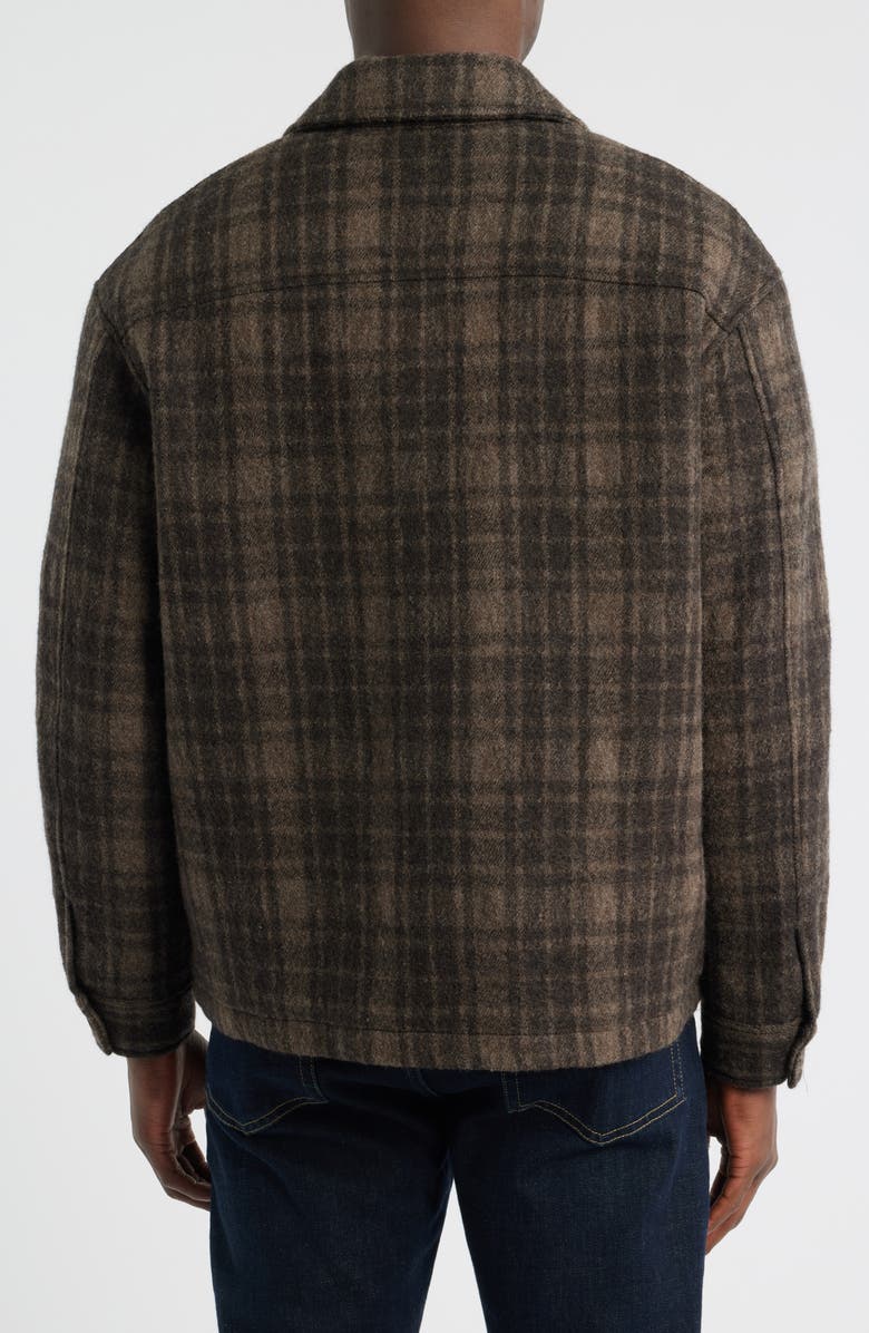 FRAME Insulated Check Wool Tweed Jacket, Alternate, color,