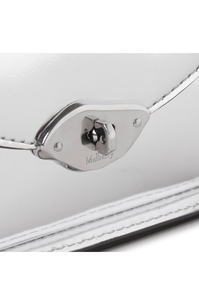Mulberry Mini Lana Metallic Leather Crossbody Bag, Alternate, color, 