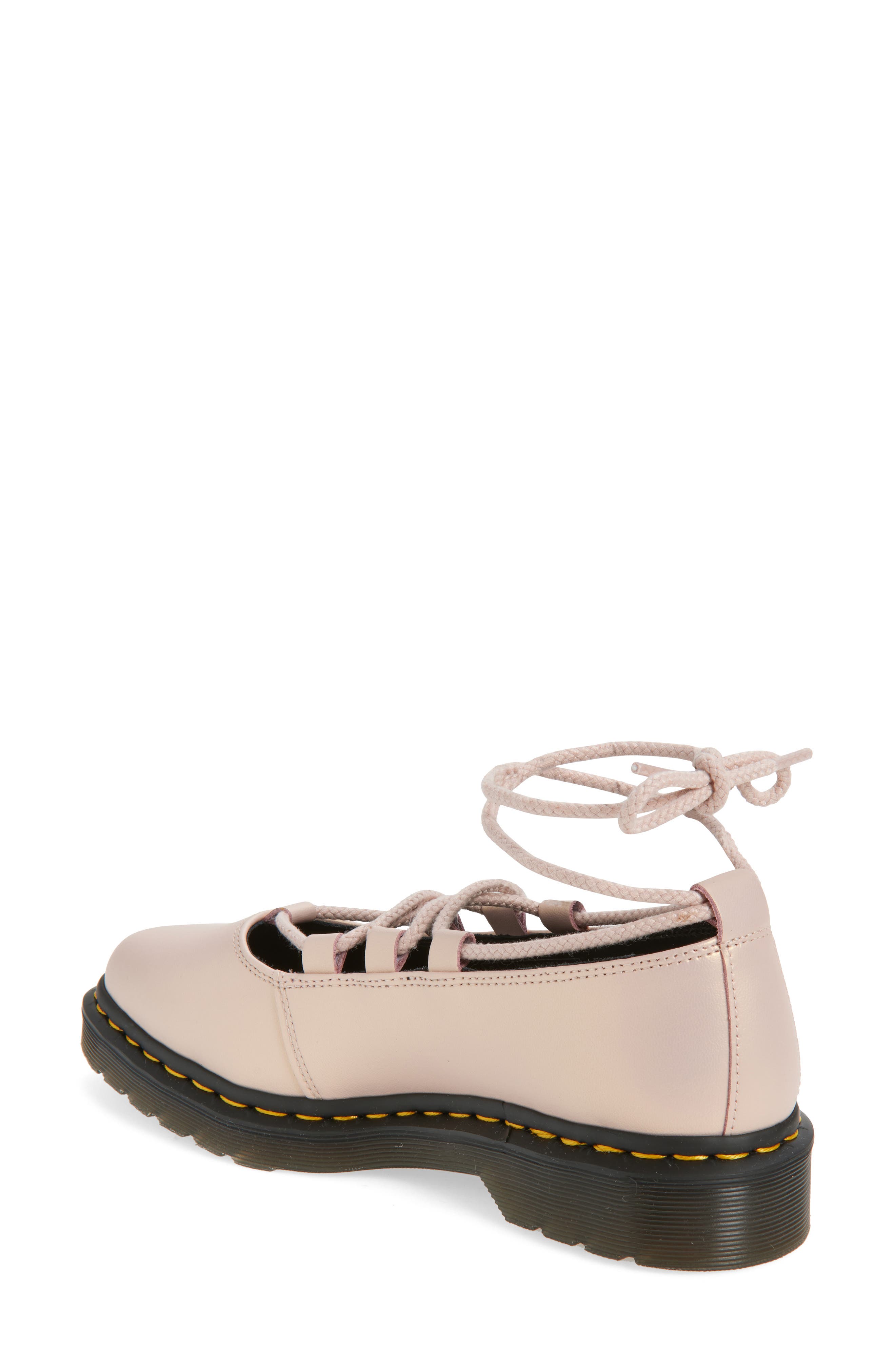 Dr. Martens Elphie II Lace-Up Flatform Shoe, Alternate, color, Pink
