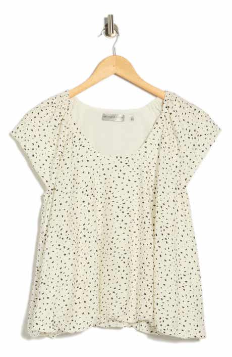 PATRIZIA LUCA Printed Bubble Top