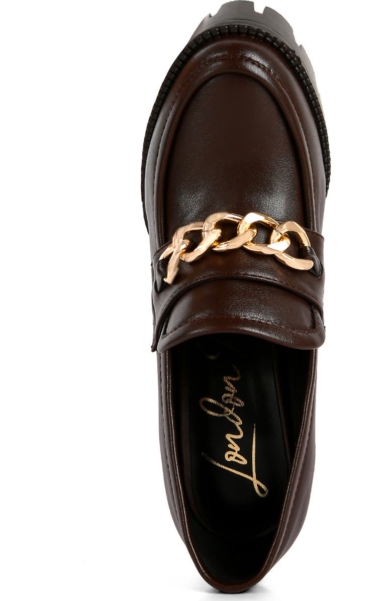 LONDON RAG Y2K Chunky Lug Platform Pump, Alternate, color, Brown