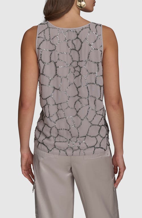 DONNA KARAN DONNA KARAN NEW YORK SEQUIN TANK 