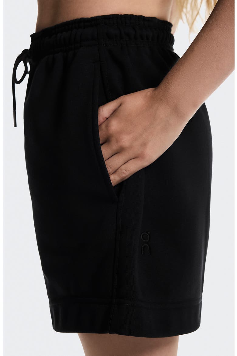 Club Collective Cotton Blend Shorts, Alternate, color, BLACK