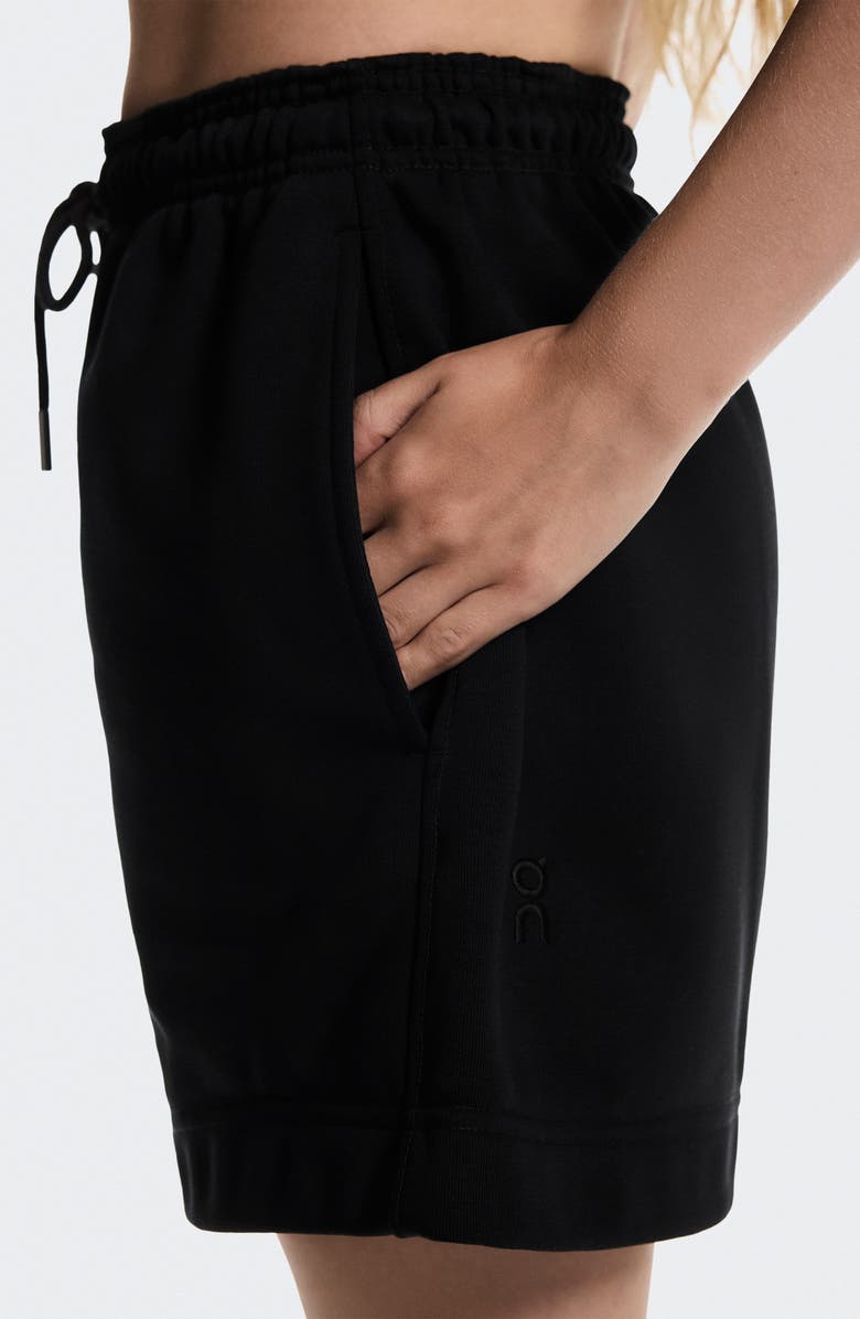 On Club Collective Cotton Blend Shorts, Alternate, color, Black