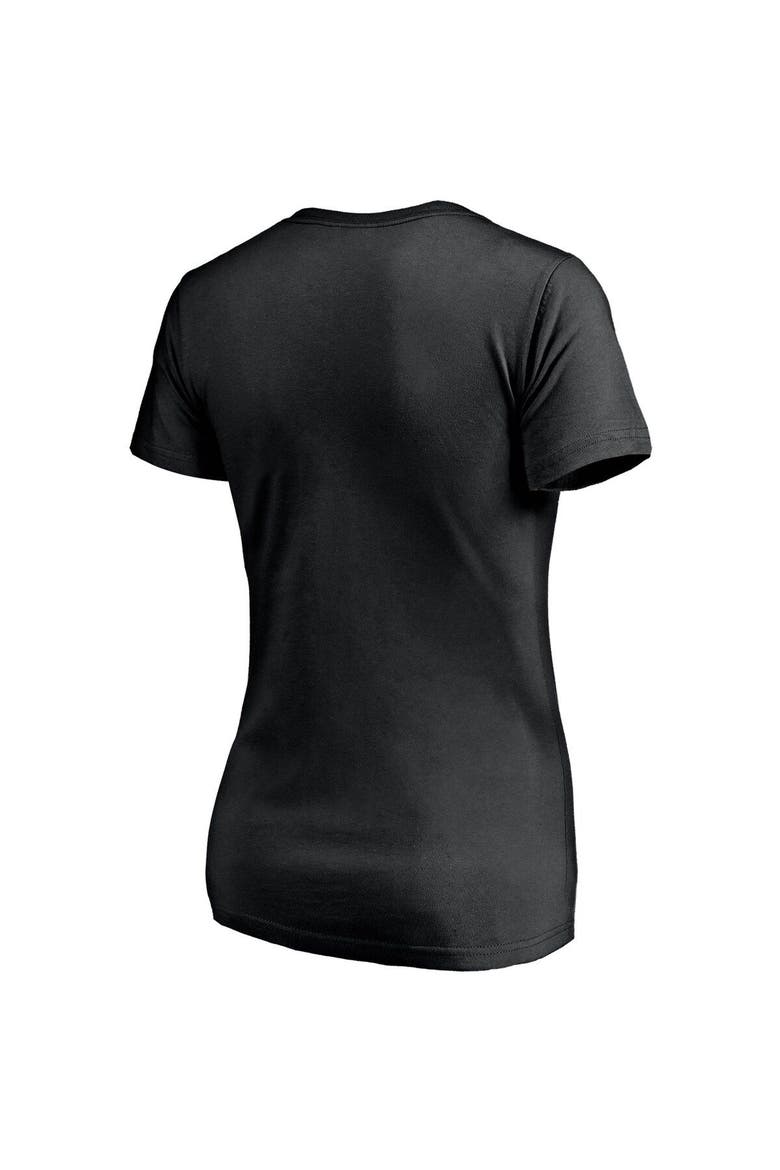 Women's Fanatics Branded Black San Francisco Giants Compulsion to Win V-Neck T-Shirt, Alternate, color, Black