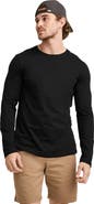 Jockey Mens Made2Fit Long Sleeve Crew Neck T-Shirt